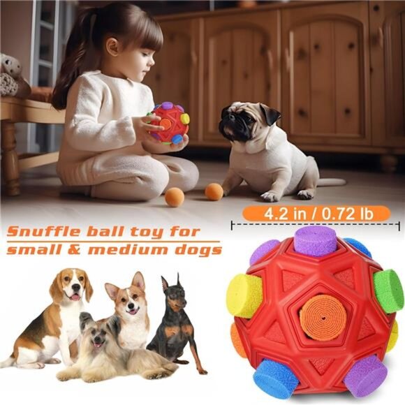 Interactive Dog Toys Snuffle Ball Encourage Natural ForagingSkills,Food Training - Picture 6 of 7